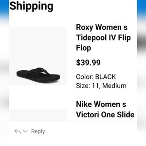 Roxy women tidepool IV flip flop